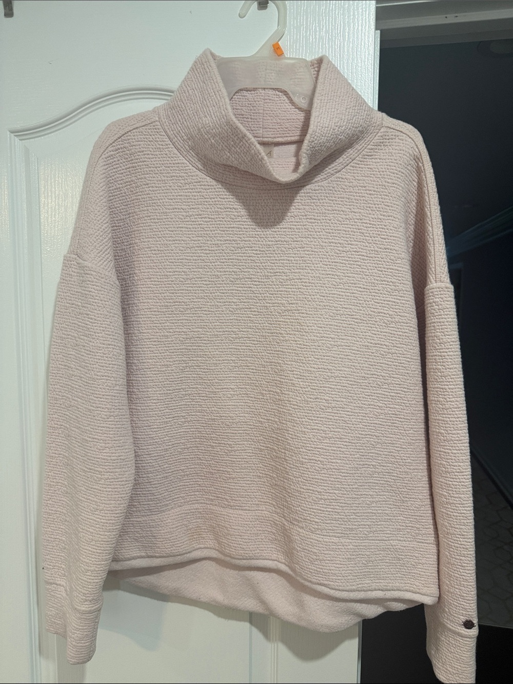 CALIA by Carrie Underwood Blush Pink Cowl Turtleneck Sweater